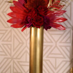 Tall colorful centerpiece arrangement